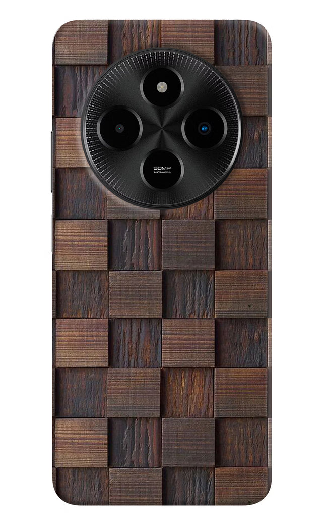 Wooden Cube Design Poco M7 5G Hard Case Back Cover by Casekaro