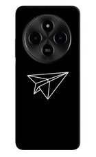 Paper Plane White Poco M7 5G Hard Case Back Cover by Casekaro