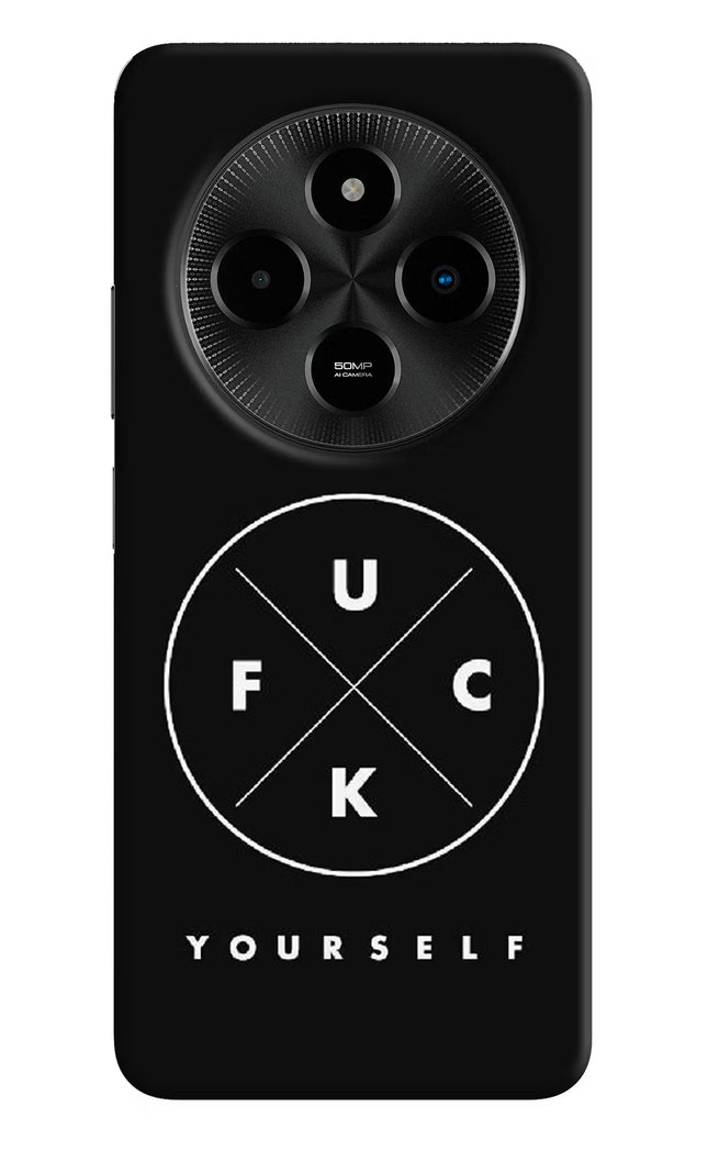 Go Fuck Yourself Poco M7 5G Hard Case Back Cover by Casekaro