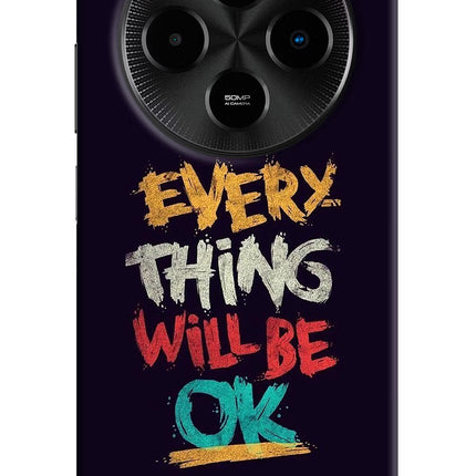 Everything Will Be Ok Poco M7 5G Hard Case Back Cover by Casekaro