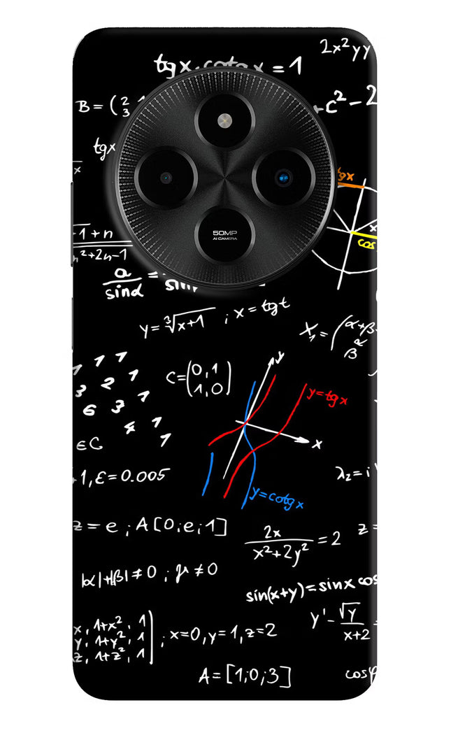 Mathematics Formula Poco M7 5G Hard Case Back Cover by Casekaro