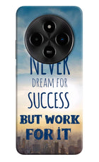 Never Dream For Success But Work For It Poco M7 5G Hard Case Back Cover by Casekaro