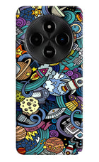 Space Abstract Poco M7 5G Hard Case Back Cover by Casekaro