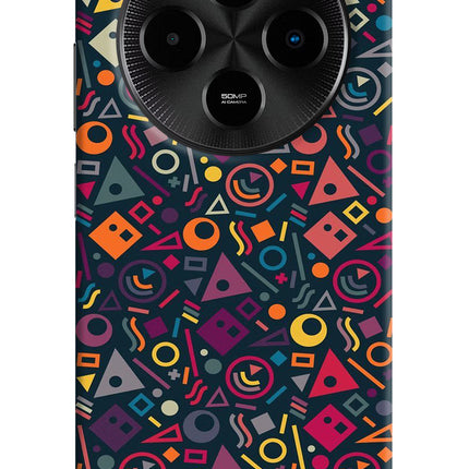 Geometric Abstract Poco M7 5G Hard Case Back Cover by Casekaro