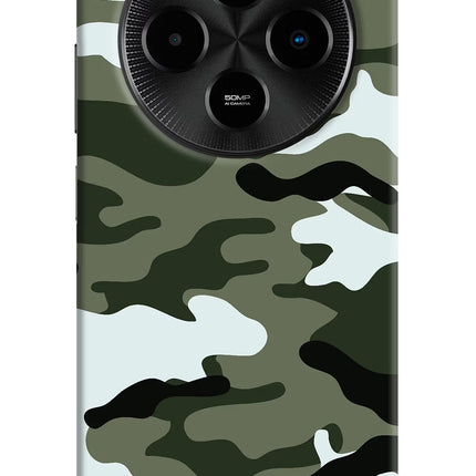 Camouflage Poco M7 5G Hard Case Back Cover by Casekaro