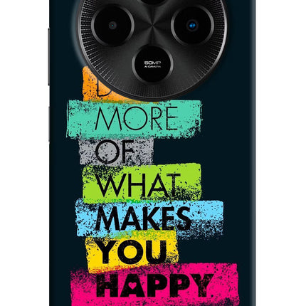 Do More Of What Makes You Happy Poco M7 5G Hard Case Back Cover by Casekaro