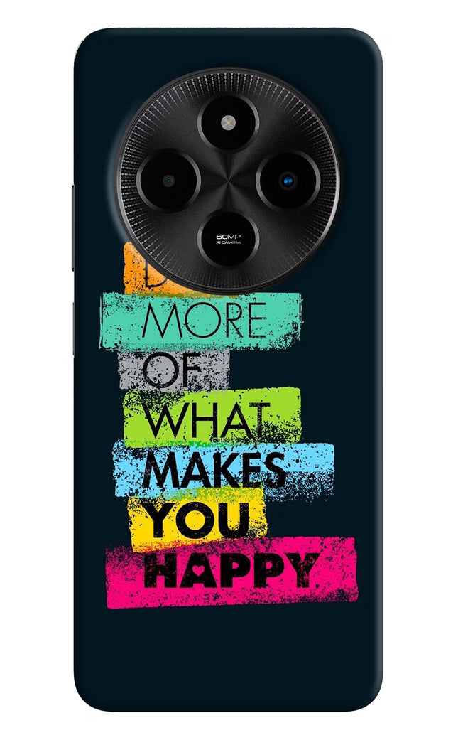 Do More Of What Makes You Happy Poco M7 5G Hard Case Back Cover by Casekaro