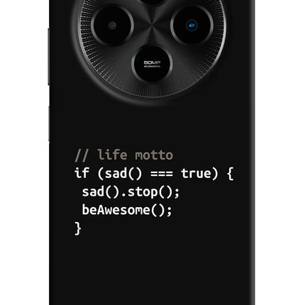 Life Motto Code Poco M7 5G Hard Case Back Cover by Casekaro