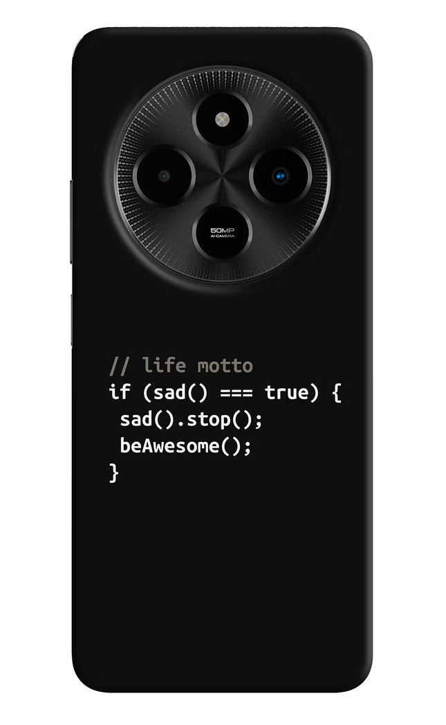 Life Motto Code Poco M7 5G Hard Case Back Cover by Casekaro