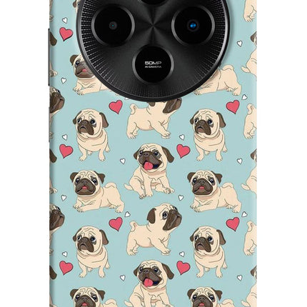 Pug Dog Poco M7 5G Hard Case Back Cover by Casekaro