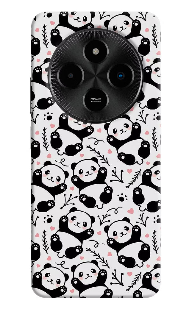 Cute Panda Poco M7 5G Hard Case Back Cover by Casekaro