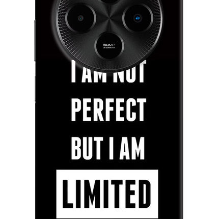 I Am Not Perfect But I Am Limited Edition Poco M7 5G Hard Case Back Cover by Casekaro