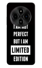 I Am Not Perfect But I Am Limited Edition Poco M7 5G Hard Case Back Cover by Casekaro