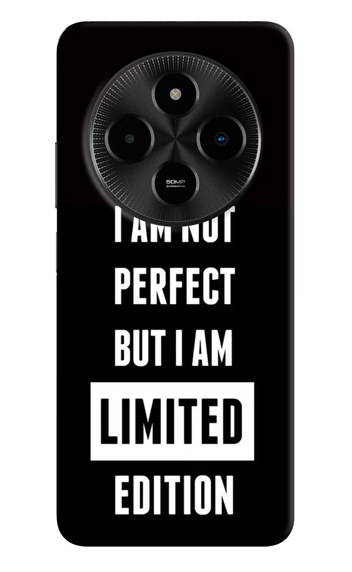 I Am Not Perfect But I Am Limited Edition Poco M7 5G Hard Case Back Cover by Casekaro