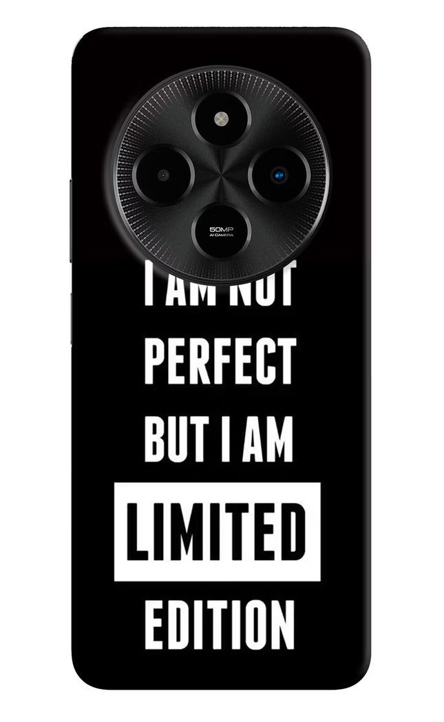 I Am Not Perfect But I Am Limited Edition Poco M7 5G Hard Case Back Cover by Casekaro