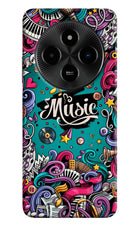 Music Graffiti Poco M7 5G Hard Case Back Cover by Casekaro