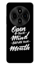 Open Your Mind Before Your Mouth Poco M7 5G Hard Case Back Cover by Casekaro