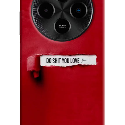 Do Shit You Love Poco M7 5G Hard Case Back Cover by Casekaro