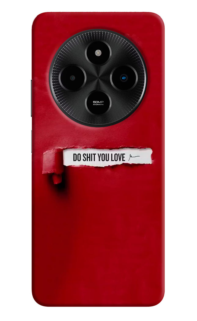 Do Shit You Love Poco M7 5G Hard Case Back Cover by Casekaro