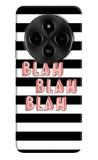 Blah Blah Blah Poco M7 5G Hard Case Back Cover by Casekaro