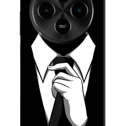 Black Tie Poco M7 5G Hard Case Back Cover by Casekaro