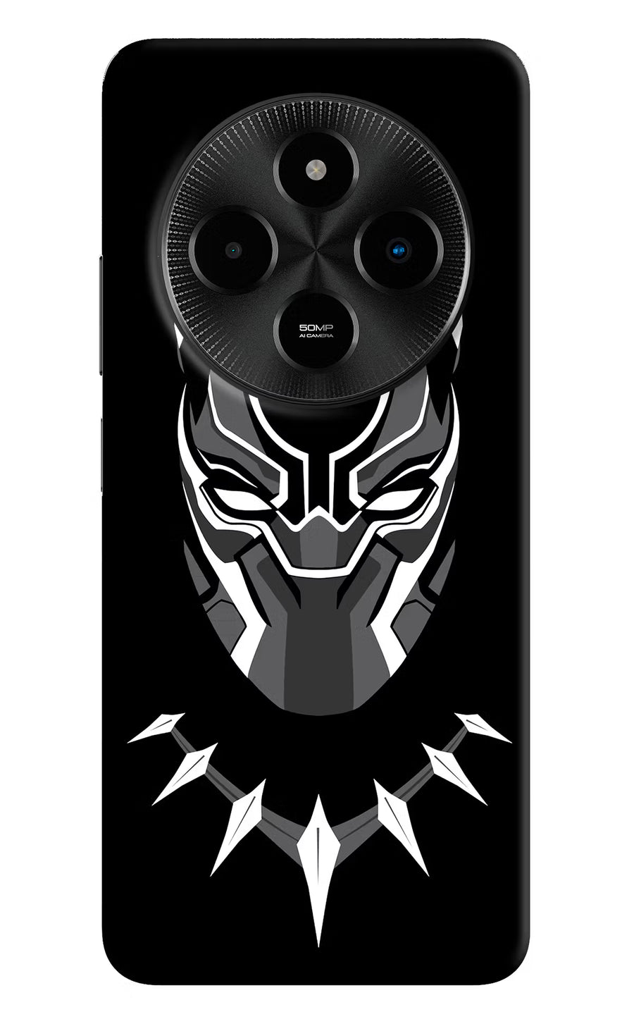 Black Panther Poco M7 5G Back Cover, Hard case