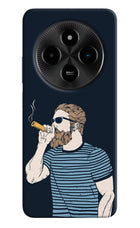 Smoking Poco M7 5G Hard Case Back Cover by Casekaro