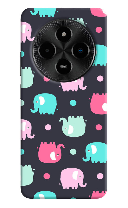 Elephants Poco M7 5G Hard Case Back Cover by Casekaro