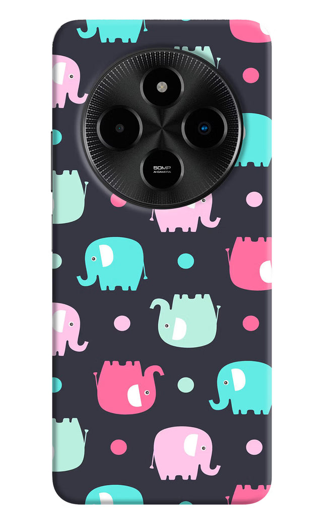 Elephants Poco M7 5G Hard Case Back Cover by Casekaro
