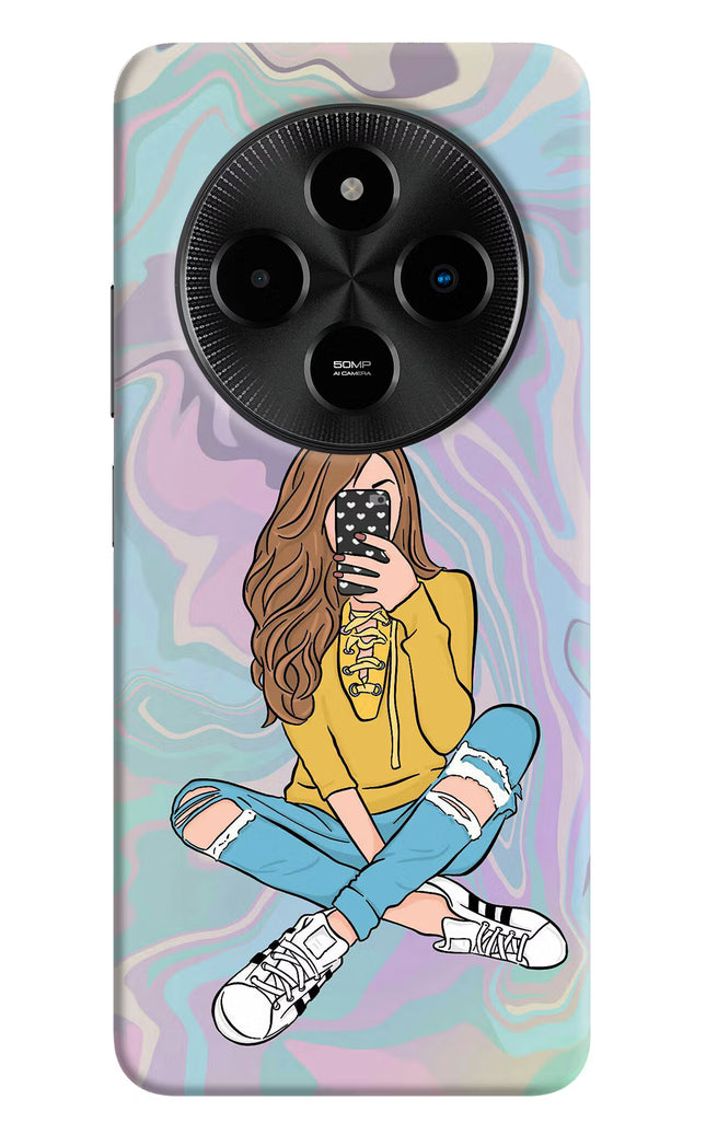 Selfie Girl Poco M7 5G Hard Case Back Cover by Casekaro