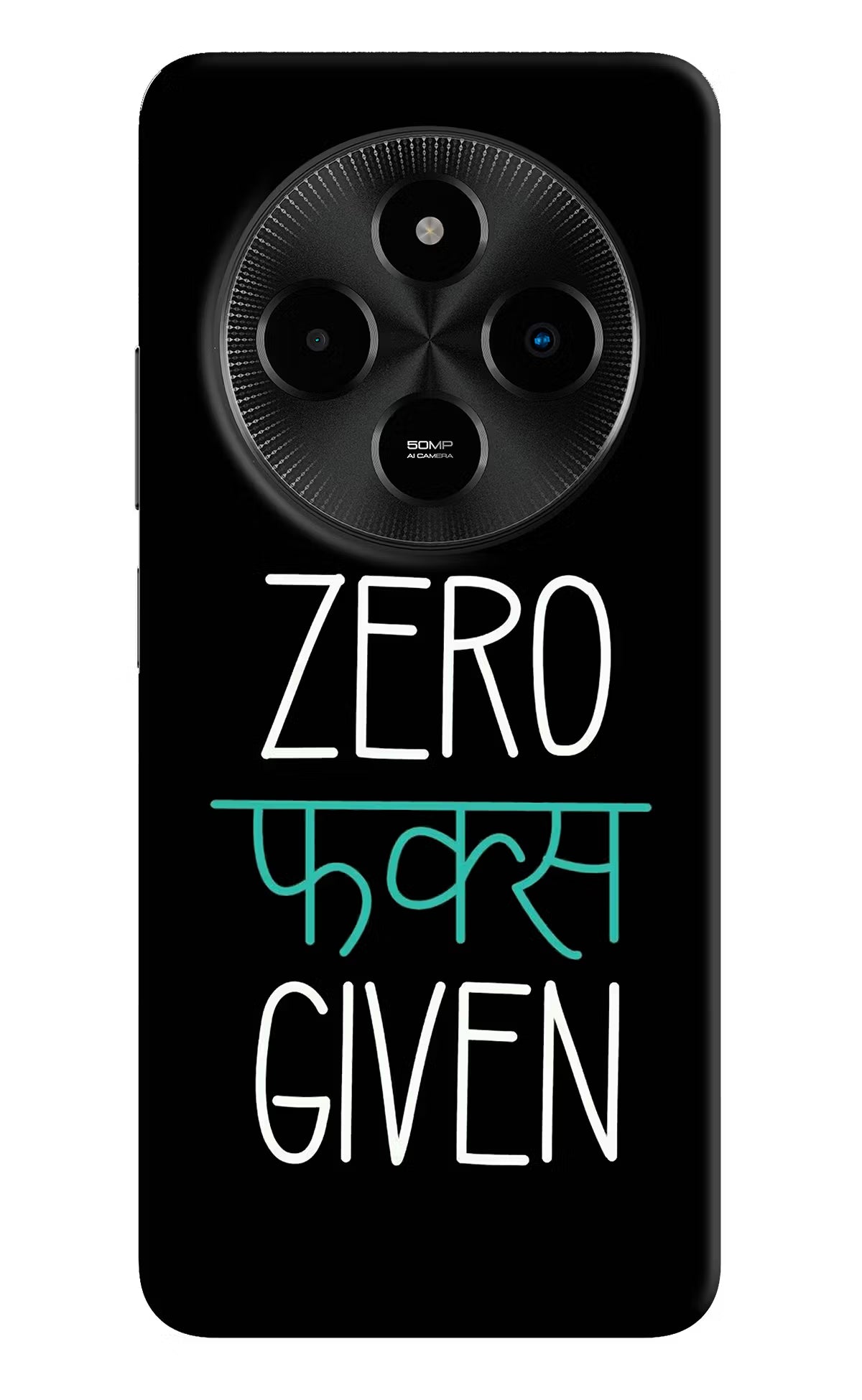 Zero Fucks Given Poco M7 5G Hard Case Back Cover by Casekaro