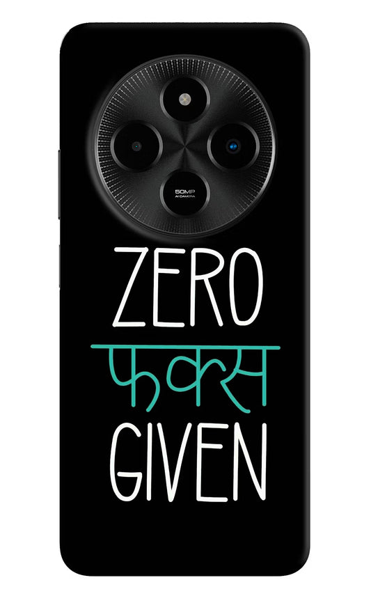 Zero Fucks Given Poco M7 5G Hard Case Back Cover by Casekaro