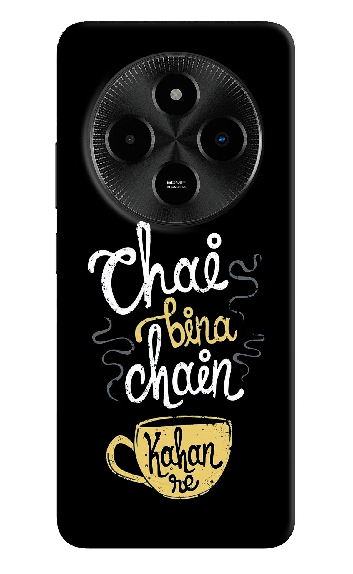 Chai Bina Chain Kaha Re Poco M7 5G Hard Case Back Cover by Casekaro