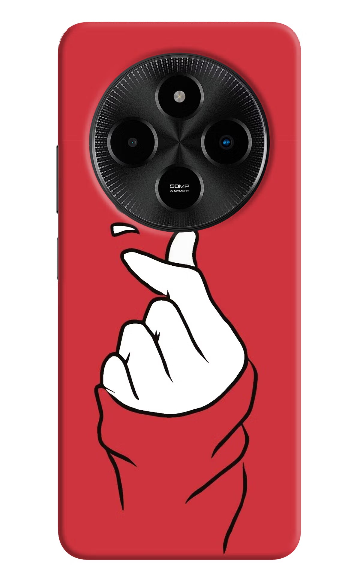 Korean Love Sign Poco M7 5G Hard Case Back Cover by Casekaro