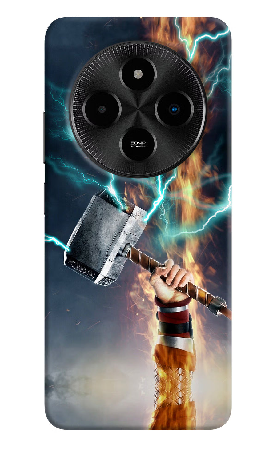 Thor Hammer Mjolnir Poco M7 5G Back Cover, Hard case