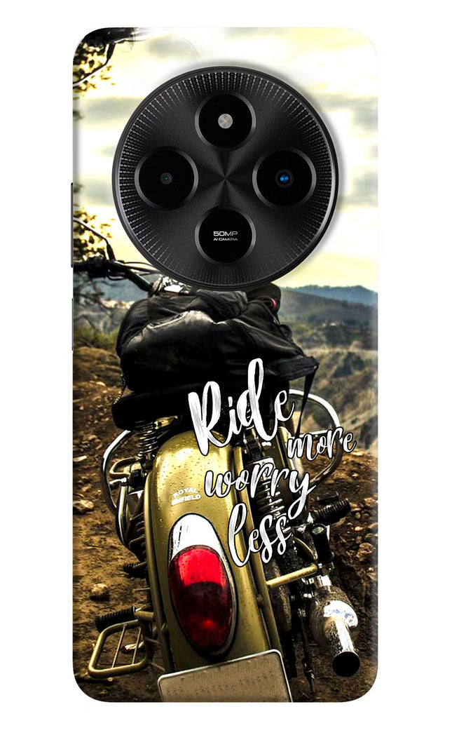 Ride More Worry Less Poco M7 5G Hard Case Back Cover by Casekaro