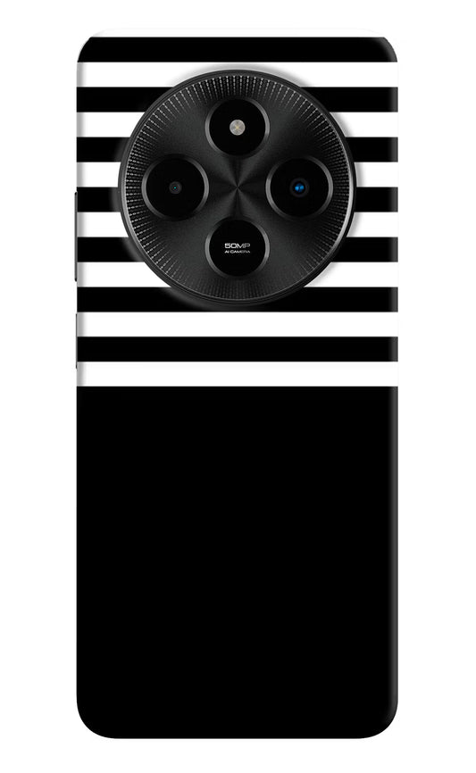 Black and White Print Poco M7 5G Hard Case Back Cover by Casekaro