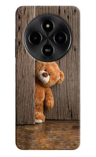 Teddy Wooden Poco M7 5G Hard Case Back Cover by Casekaro