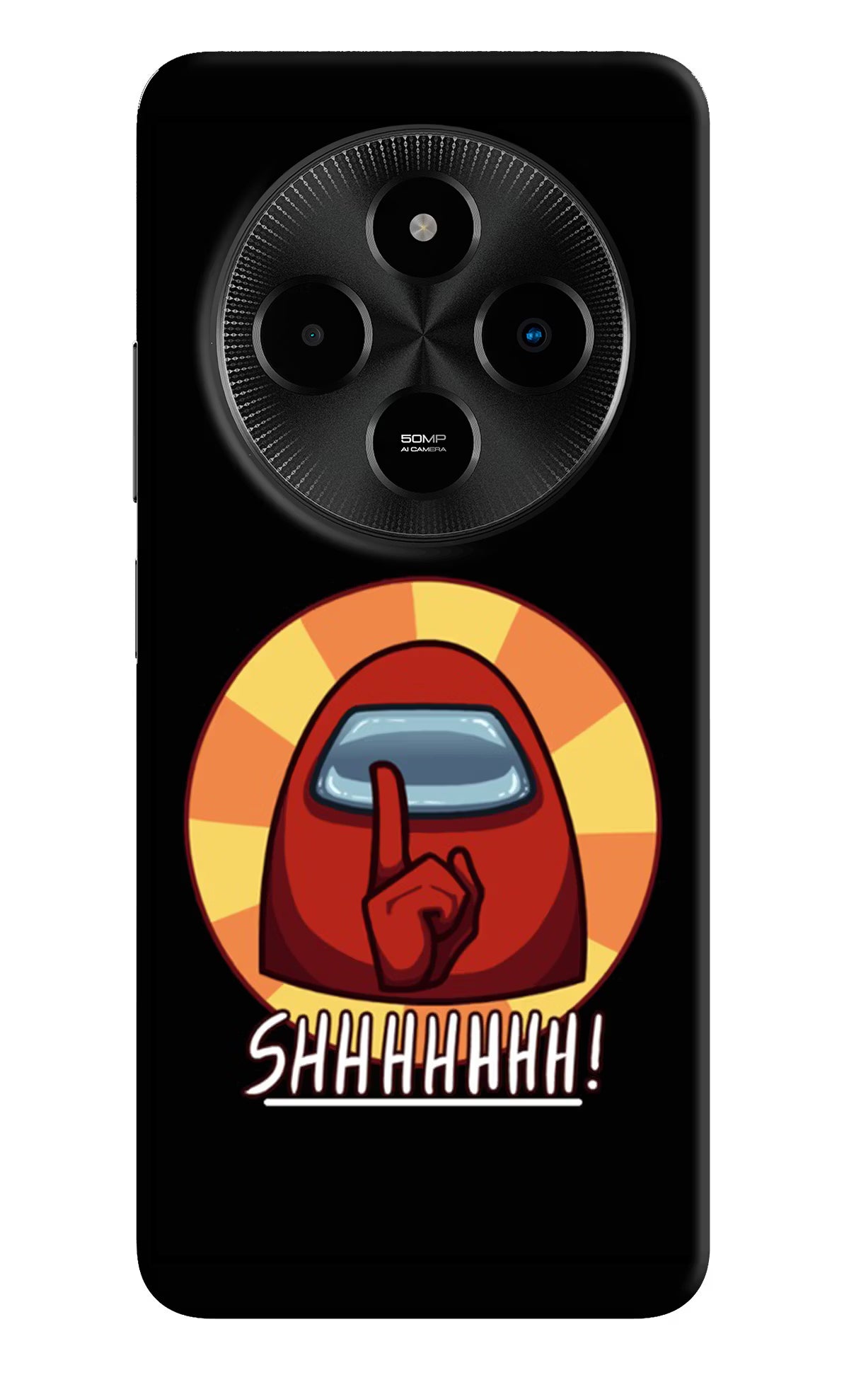 Among Us Shhh! Poco M7 5G Hard Case Back Cover by Casekaro