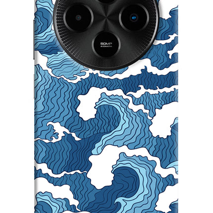 Blue Waves Poco M7 5G Hard Case Back Cover by Casekaro