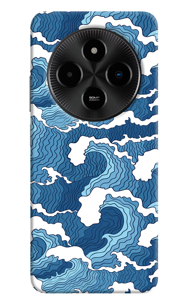 Blue Waves Poco M7 5G Hard Case Back Cover by Casekaro
