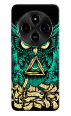 Green Owl Poco M7 5G Hard Case Back Cover by Casekaro