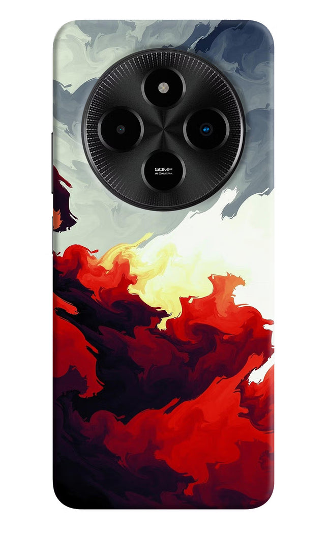 Fire Cloud Poco M7 5G Hard Case Back Cover by Casekaro
