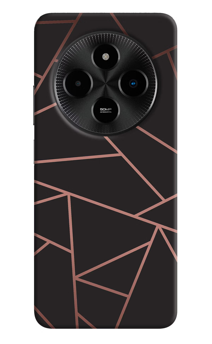 Geometric Pattern Poco M7 5G Back Cover, Hard case