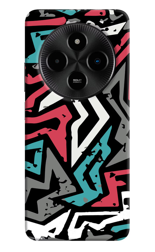 Geometric Graffiti Poco M7 5G Hard Case Back Cover by Casekaro