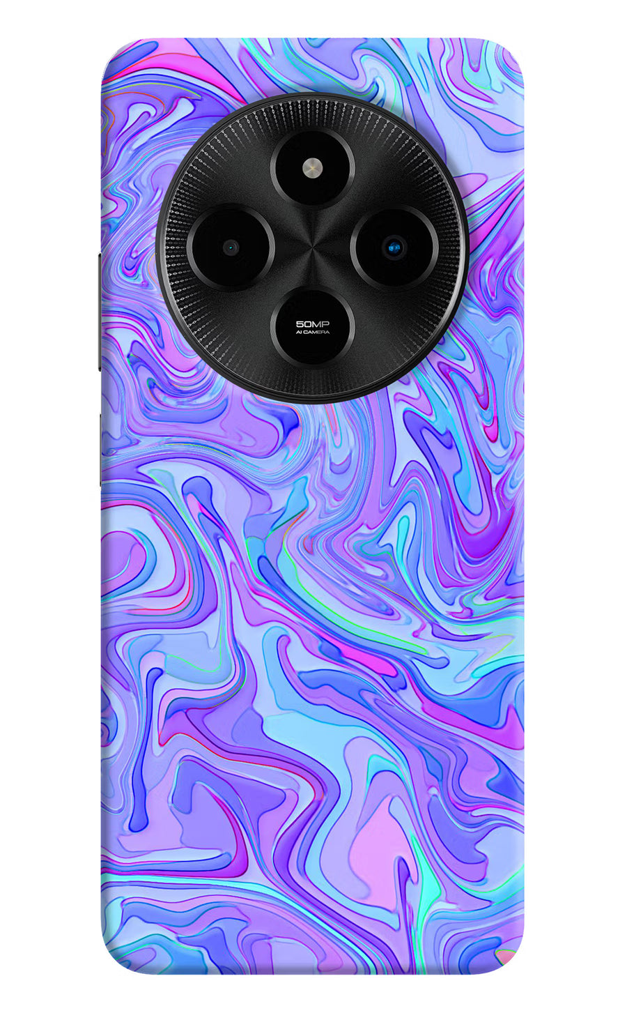 Glitter Poco M7 5G Back Cover, Hard case