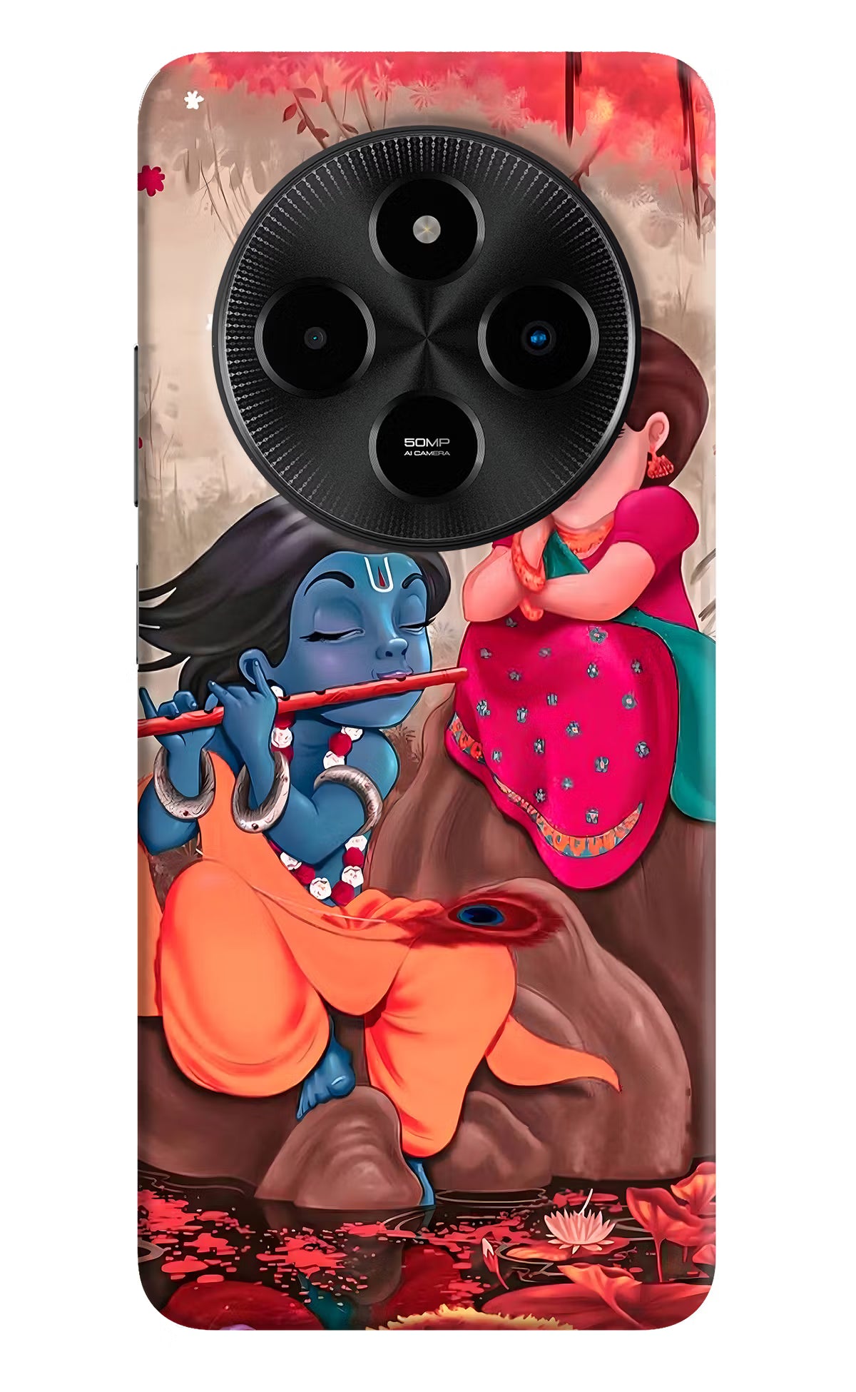 Radhe Krishna Poco M7 5G Hard Case Back Cover by Casekaro