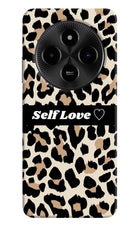 Leopard Print Self Love Poco M7 5G Hard Case Back Cover by Casekaro