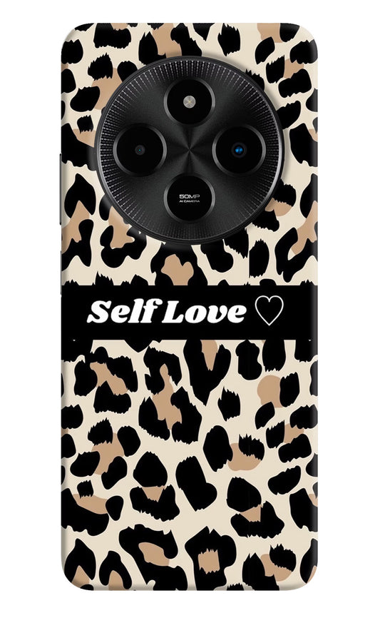 Leopard Print Self Love Poco M7 5G Hard Case Back Cover by Casekaro