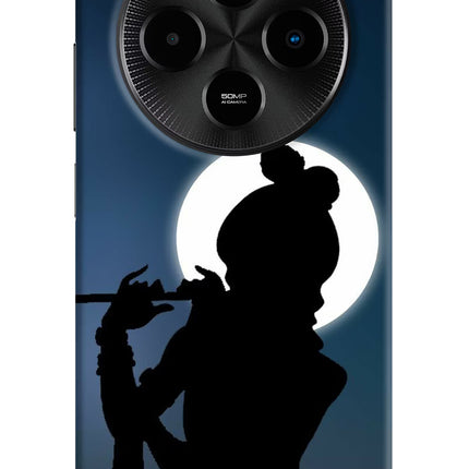 Shri Krishna Silhouette Poco M7 5G Hard Case Back Cover by Casekaro